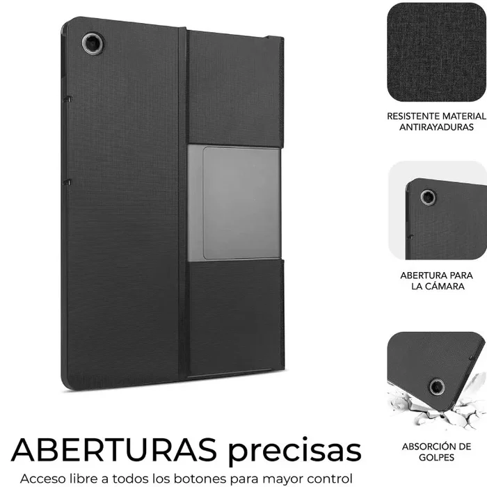 Subblim Funda Shock Case para Lenovo Tab Plus 2025, Negra